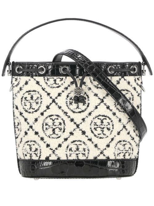 T Monogram bouclé bucket bag Tory burch | 152385001